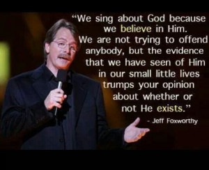 Jeff Foxworthy says it well