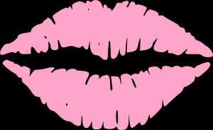 Light Pink Lips clip art