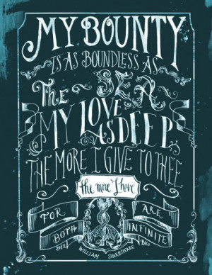 ... love quote typography by Biljana Kroll from the USA #typography #blue