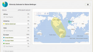 Ancestry DNA Results 2014