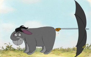 ... Disney cartoon of AA Milne's Eeeyore from his Winnie The Pooh stories