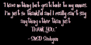 SNSD Quotes - Seo Hyun