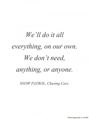 Snow Patrol, Chasing Cars.LISTEN TO AUDIO.About the song: Frontman ...