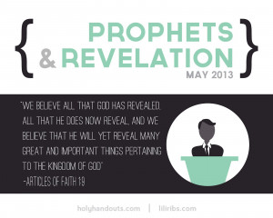 May: Prophets and Revelation