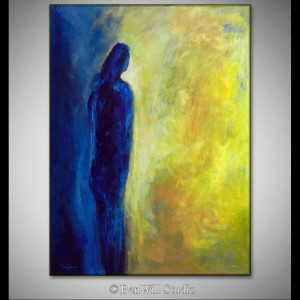 female figure abstract paintings