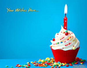 Quote Design Maker - Wish Birthday With Cupcake Quotes