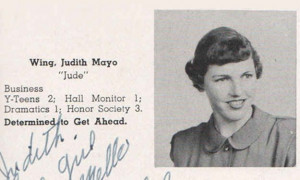 This is my grandma. This is her yearbook. Her senior 