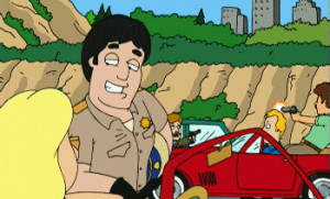 Why do the Politsiya always go around in groups of three?