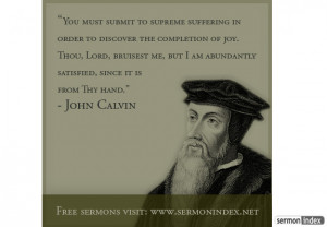John Calvin John calvin quote