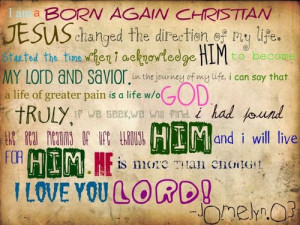 Born Again Christian #Christianity #personal #typos
