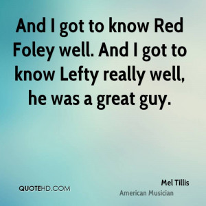 Mel Tillis Quotes