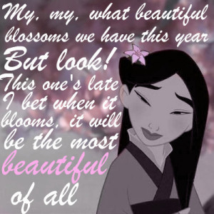 The Flower That Blooms In Adversity...