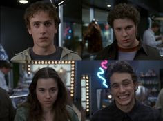 Freaks and Geeks - haha James Franco's face! More