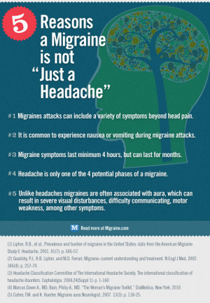 Those of us with migraines know they are more than “just a headache ...