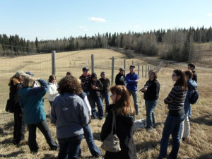 PolarTREC teachers on field excursion to the UAF Large Animal Research ...