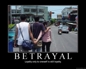 The Musings of Justin Kogneeto: BETRAYAL ~ GBE 63