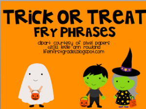 have just uploaded my Halloween Fry Phrases to Teachers Pay Teachers ...