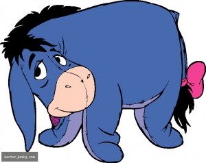 Free Vector Winnie the Pooh Eeyore 004