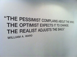 Pessimist vs Optimist vs Realist