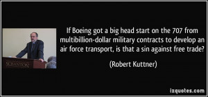 ... force transport, is that a sin against free trade? - Robert Kuttner