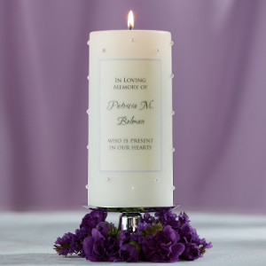 ... accent wedding memorial candle $ 44 95 pearl wedding unity candle
