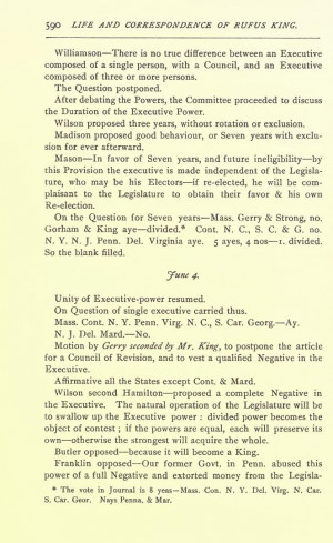 Rufus King Constitutional Convention Quotes