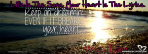 Country Song Lyrics Facebook Covers Life is the song you re heart