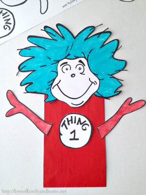 Thing 1 And Thing 2 Coloring Pages Dr Seuss Thing 1 thing 2 dr. seuss