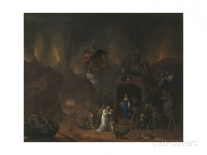Orpheus and Eurydice in the Hell Giclee Print