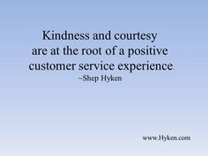 On Kindness & Courtesy More