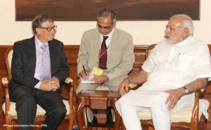 Bill Gates & Narendra Modi