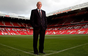 Manchester United legend and director and World Cup winner Sir Bobby ...