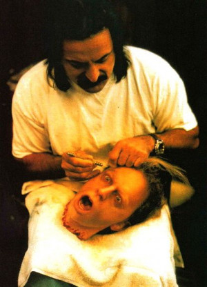 ... Tom Saving, Plastic Head, Tom Savini, Argento Trauma, Punch Hair