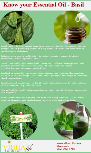 Know your Essential Oil - Basil | Vibha Life
