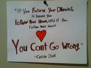 Celine dion quote