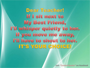 Dear Teacher Quotes!