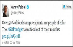 Over 50% of food stamp recipients are people of color. The # GOPbudget ...