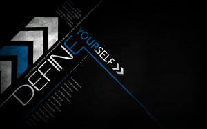 yourself define quote image Wallpaper with 1920x1200 Resolution