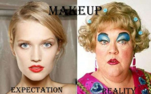 Makeup Expectation Vs Reality
