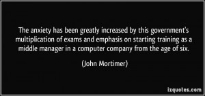 anxiety has been greatly increased by this government's multiplication ...