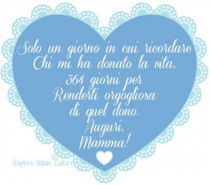 Happy Mothers Day Wishes In Italian