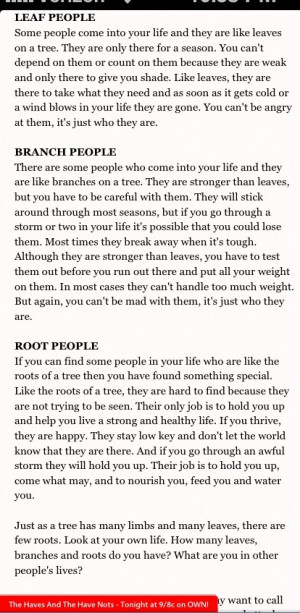 Tree Analogy by Tyler Perry