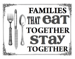 Families That Eat Together, Stay Together - Gift Set