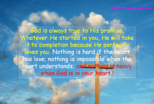 GOD is good all the time