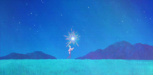 The boy who swallowed a star.