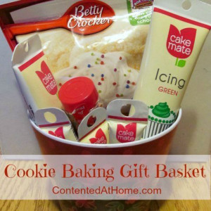 Cookie Baking Gift Basket. Good idea-poor execution.