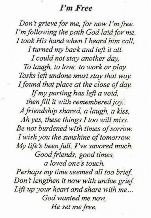 used for my dad's funeral | quotesDeath Quotes Poems, Funeral Quotes ...