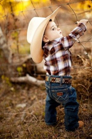 Cowboy. I just died from cuteness overload. Plus a cute picture of a ...