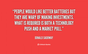 People would like better batteries but they are wary of making ...