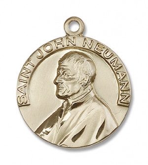 St. John Neumann Medal - 14K Yellow Gold